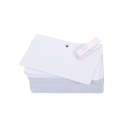Plastkort med 5 mm hl, 0,50 mm