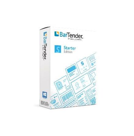 BarTender 2023 Starter, applikationslicens + licens fr 2 skrivare