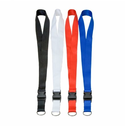 Lanyard 20mm med nyckelring + snabbkoppling